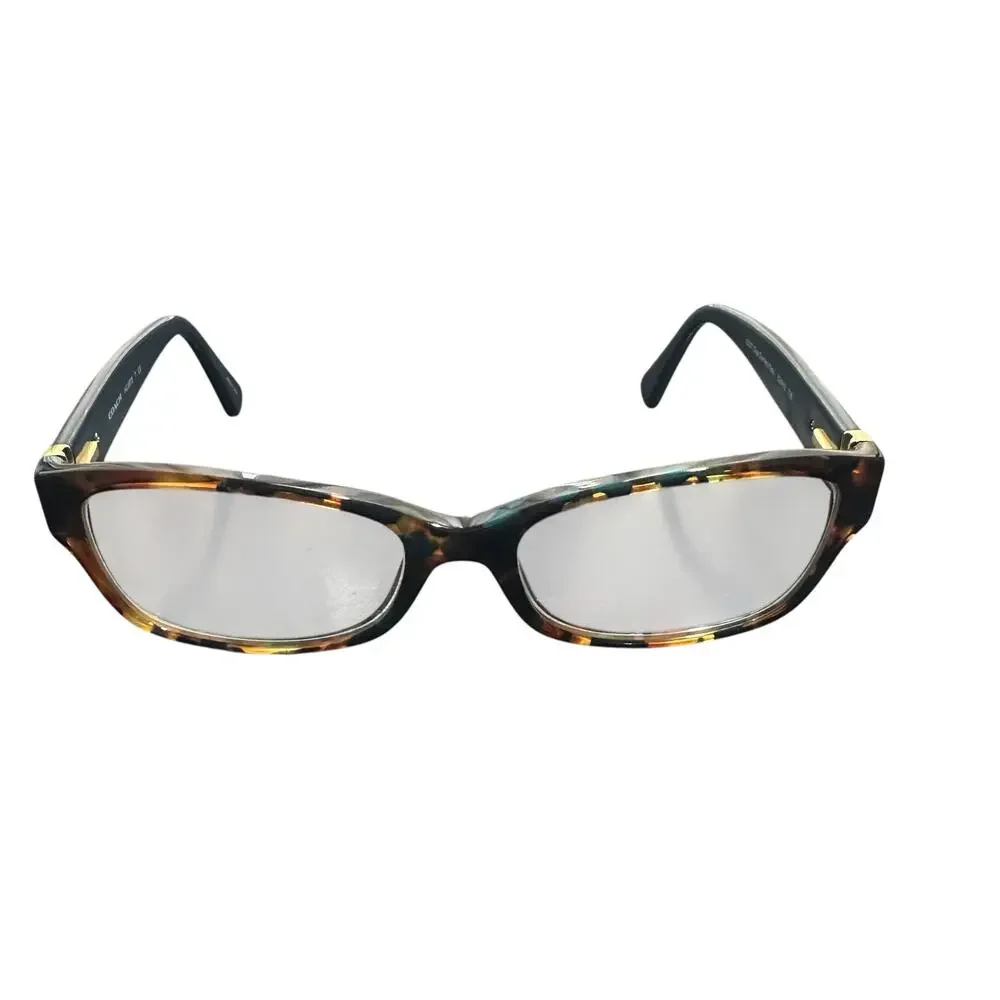 Coach HC6078 Eyeglasses Frames Teal Confetti 52-16-135 Women